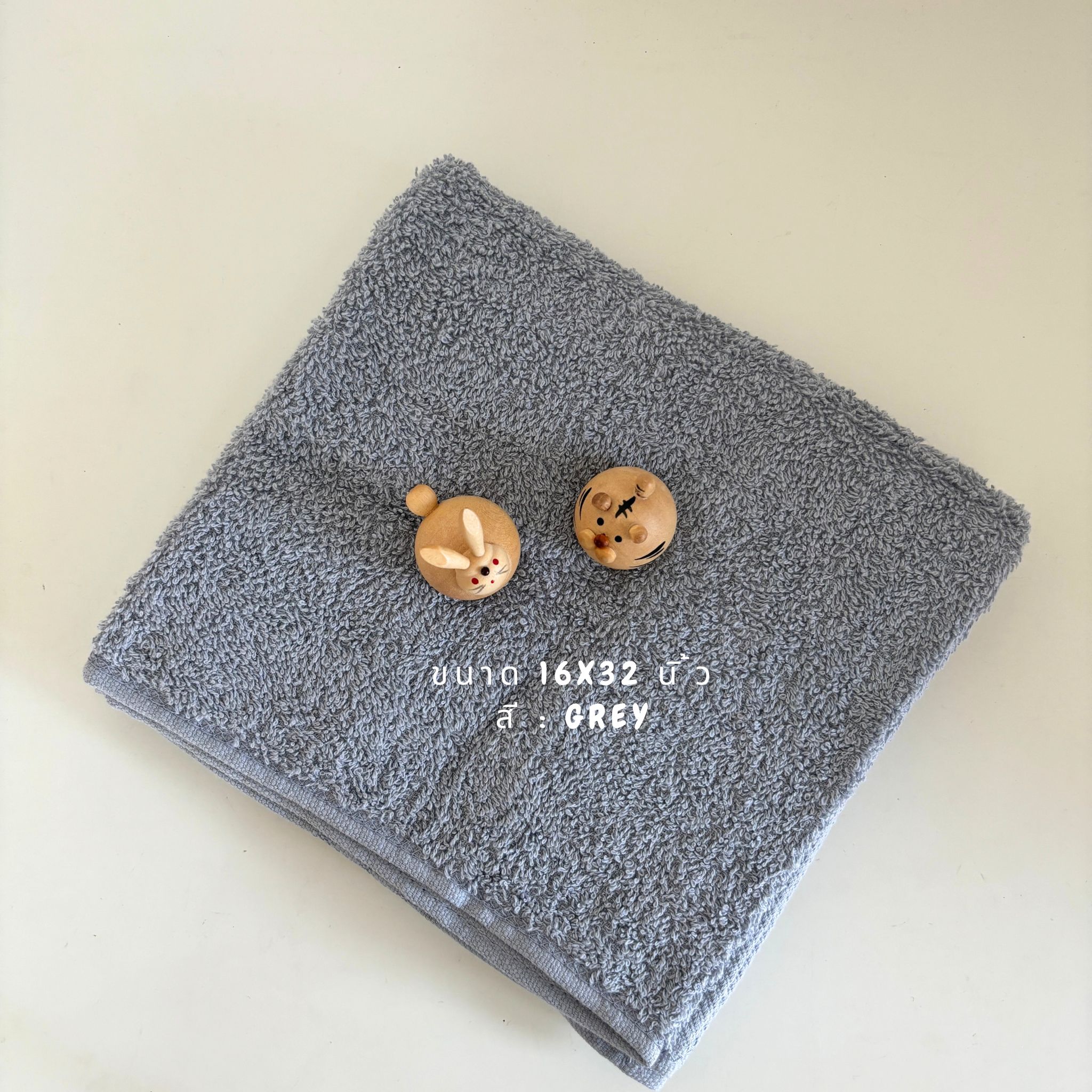 🍀HAVEN Towel SILVER SOFT Cotton 100% ผ้าเช็ดผม ผ้าขนหนู ผ้าคอตตอน 100% ขนาด 16 x 32 นิ้ว HAVEN แท้💯SILVER SOFT