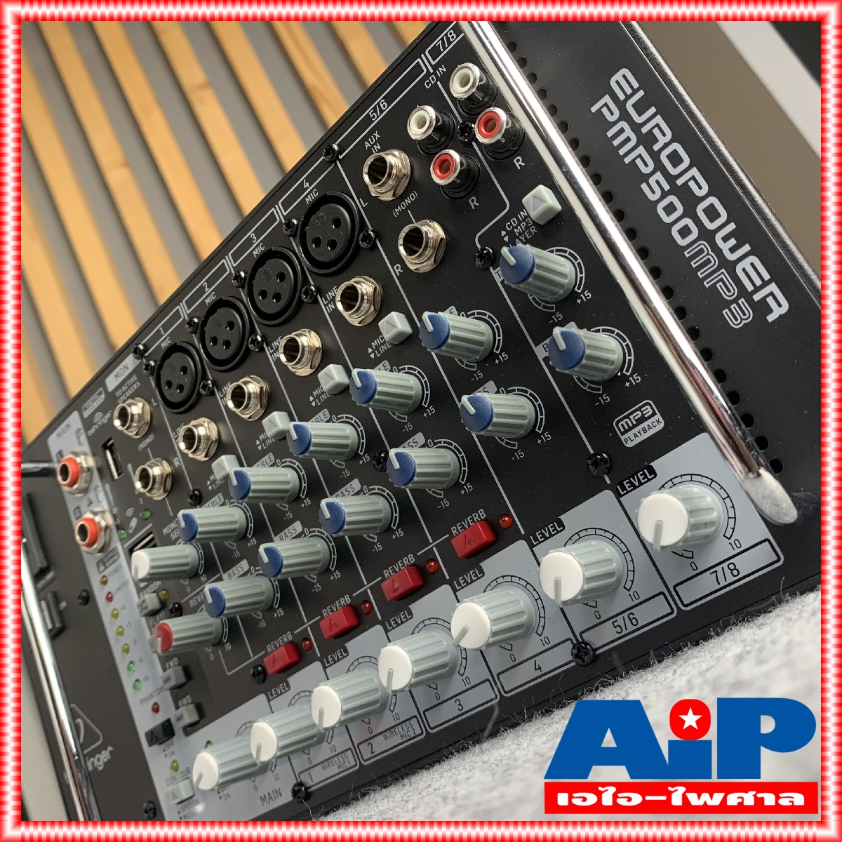 BEHRINGER PMP-500MP3 powermixer เพาเวอร์มิกเซอร์ PMP 500 PMP500 MP3 PMP-500 500MP3 POWER MIXER +++