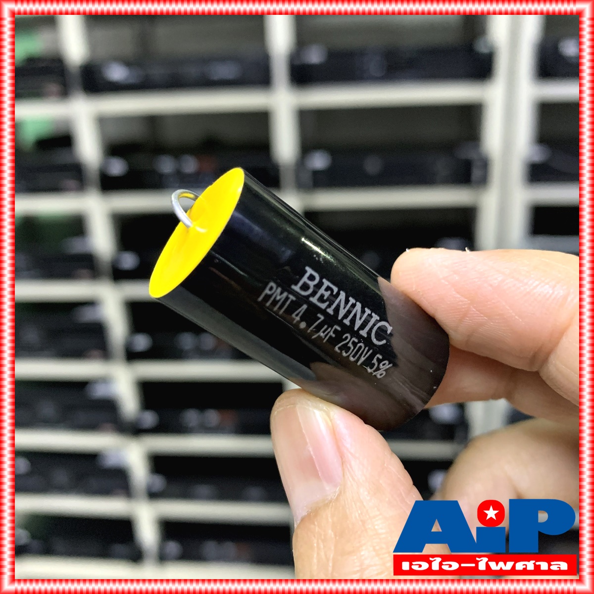 C 4.7/250VDC PMT (MPT) BENNIC สีดำ c ใส่ลำโพง cเสียงแหลม คาปา เสียงแหลม ลำโพง C เสียงแหลม คอนเดนเซอร์ 4.7UF /250VDC