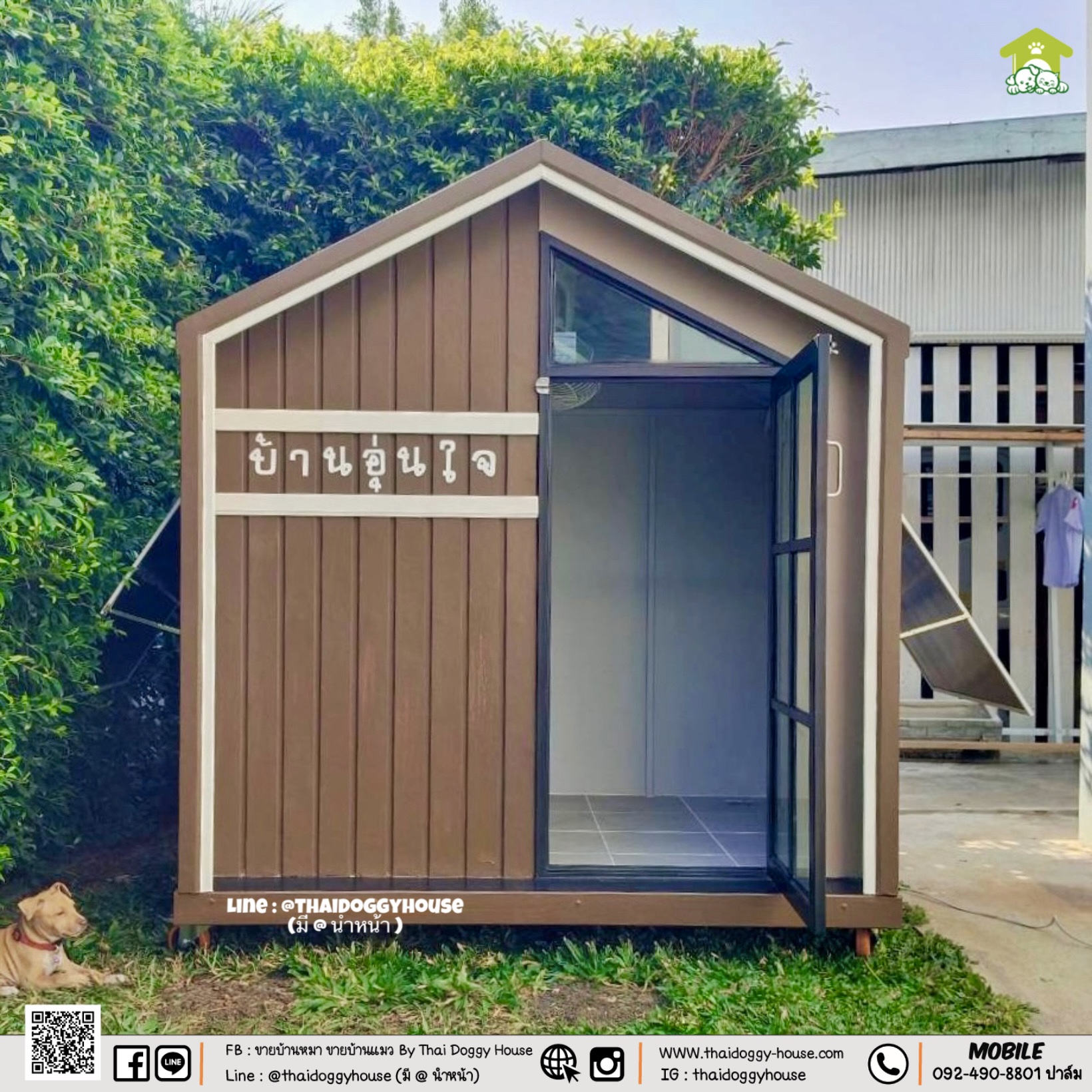 𝗠𝗜𝗡𝗜𝗠𝗔𝗟 𝗦𝗧𝗬𝗟𝗘 ✨ 🏡 บ้านหมา บ้านแมว " 𝐓𝐇𝐀𝐈 𝐃𝐎𝐆𝐆𝐘 𝐇𝐎US