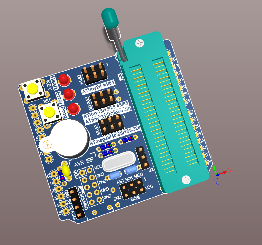 AVR ISP Shield Burning Bootloader Programmer for Arduino UNO R3 /USBASP
