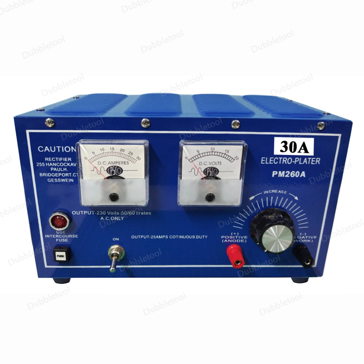 เครื่องชุบไฟฟ้า เครื่องชุบ เครื่องชุบโลหะด้วยไฟฟ้า เครื่องชุบเข็ม 30A/20V เครื่องชุบเงินชุบทอง Electro-plater PM260A 30A/20V