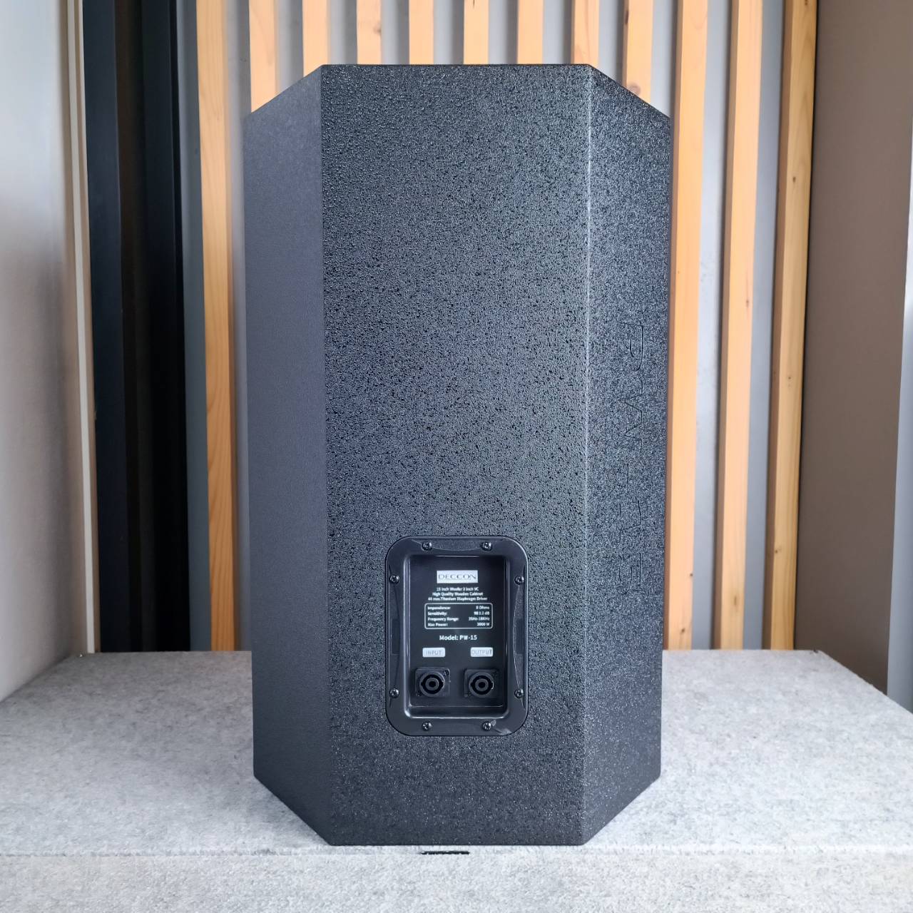 DECCON PW-15 ตู้ลำโพงไม้ MFD 15นิ้ว ลำโพง ตู้ลำโพง พาสซีฟ เครื่องเสียง กลางแจ้ง PW 15 PW15 เอไอ-ไพศาล