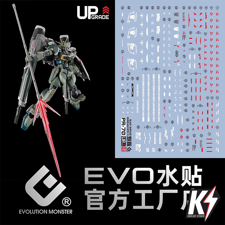 Waterdecal EVO UP Grade RG Blast Impulse Gundam Spec II #ดีคอลน้ำสำหรับติดกันพลา กันดั้ม Gundam พลาสติกโมเดลต่างๆ