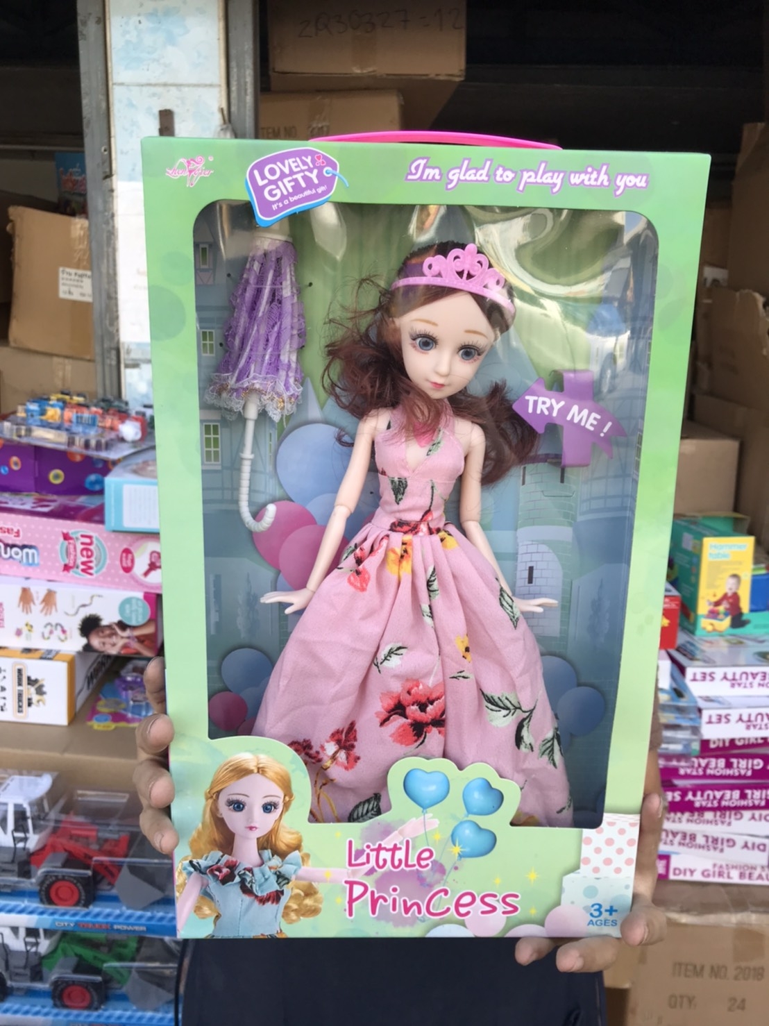 ZQ30327 ของเล่นตุ๊กตาเด็กผู้หญิงมีเสียงเพลงดัดแขนขาได้ ตัวละ