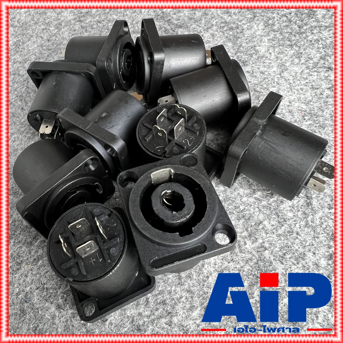 1ตัว แจ็ค SPEAKON ตัวเหลี่ยม MITSUMI สเปคคอนติดแท่น สเปคคอนตัวเมีย เหลี่ยม สเปคคอนตัวเหลี่ยม ติดแท่น รุ่นราคาประหยัด เอไอ-ไพศาล