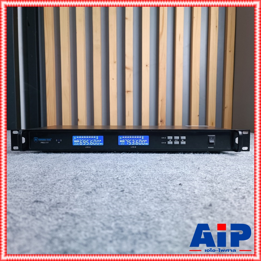 *รุ่นมีกระเป๋า* 4เสา PROEUROTECH PRO-777 ไมค์ลอยมือถือคู่UHF ไมค์ลอยปรับความถี่ มี2ช่วงความถี่ โปรยูโรเทค 4เสารับสัญญาณ PRO 777 PRO777 PRO EUROTECH เอไอ-ไพศาล