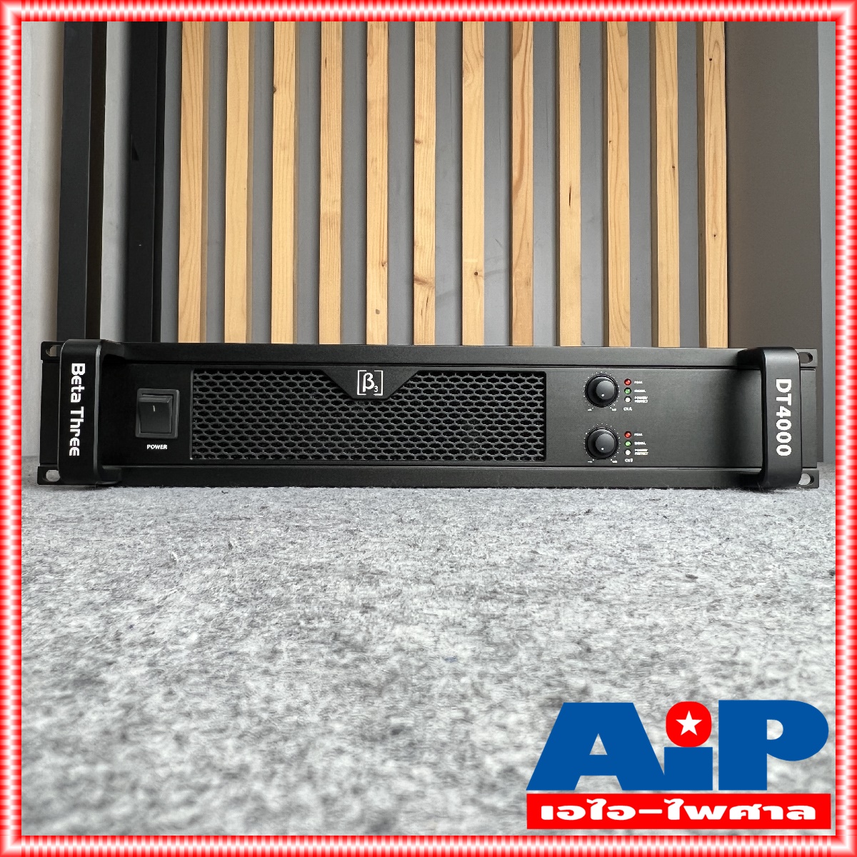 BETA THREE DT-4000 POWERAMP 2CH 1500W เพาเวอร์แอมป์ POW เครื่องขยายเสียงลำโพง เครื่องขยาย DT 4000 เพาเวอร์แอมป์DT-4000