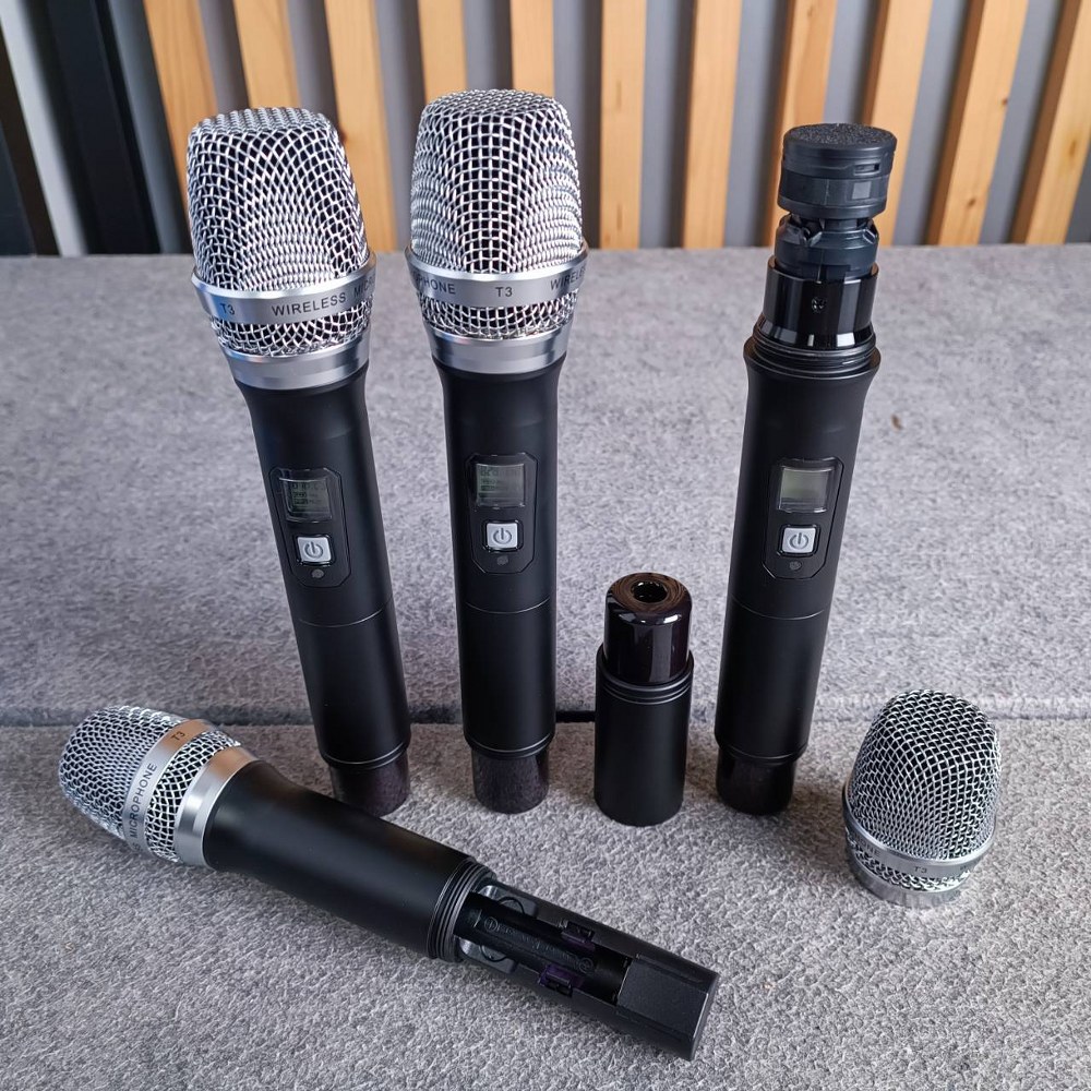 TADA X-700 ไมค์ลอย 4ด้าม ไมค์ลอยมือถือคู่UHF มีกระเป๋า ไมค์ลอย ไมค์คาราโอเกะ WIRELESS MICROPHONE ธาดา TA DA X 700 TA-DA X700 เอไอ-ไพศาล