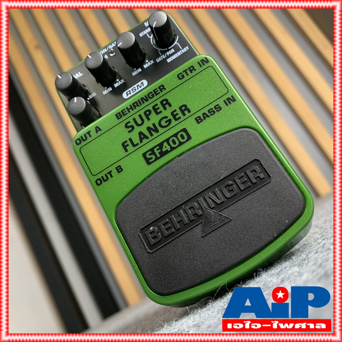 BEHRINGER SF400 เอฟเฟคกีต้าร์ Super Flanger เอฟเฟ็คเสียงแฟรงเจอร์ SF-400 SF 400 เอไอ-ไพศาล +++
