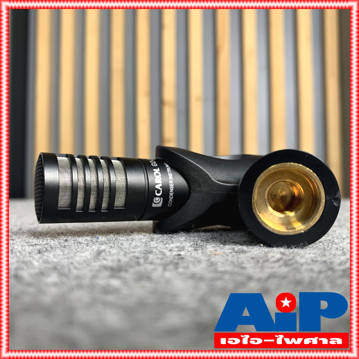 CAROL GO-25 ไมค์คอนเดนเซอร์ (การใช้งานต้องใช้ไฟเลี้ยง) GO25 ไมค์HI-HAT condenser microphone ไมค์เครื่องดนตรี ไมค์กลอง ไมค์ไฮแฮท เอไอ-ไพศาล