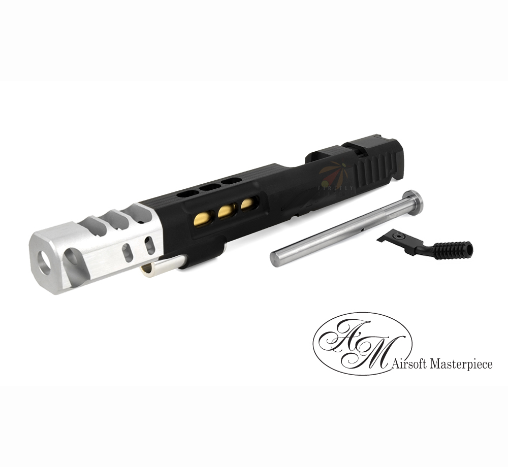 Airsoft Masterpiece DVC 7″ Aluminum Open Slide Kit for Hi-CAPA / BLACK / SILVER