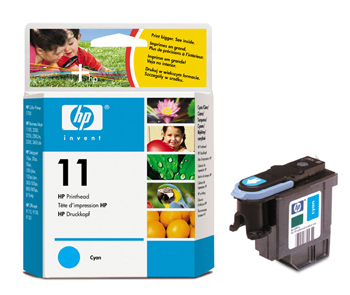 หัวพิมพ์ เบอร์.11 สีฟ้า(CYAN) For HP Designjet