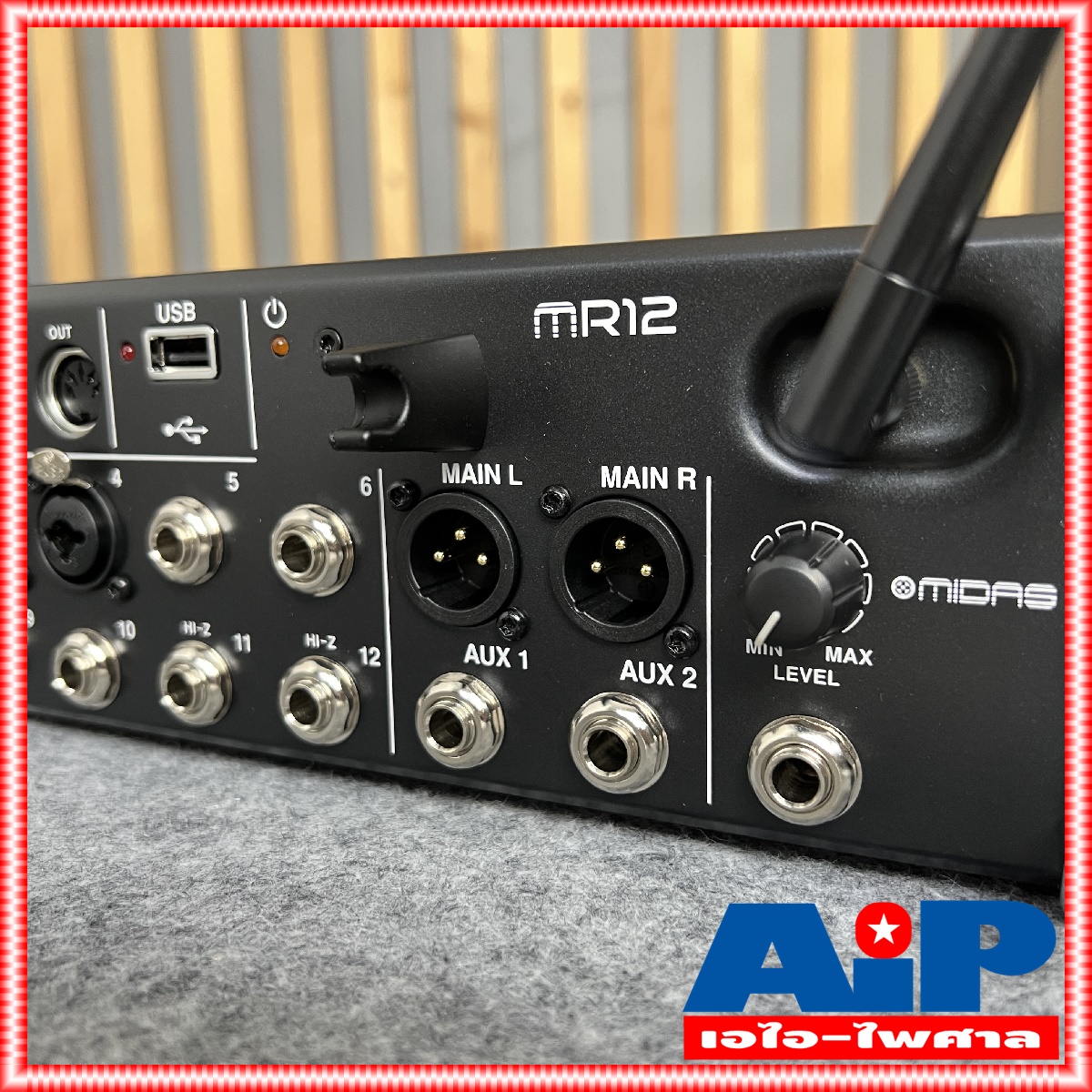 MIDAS MR-12 ของแท้ Digital MIXER ดิจิตอลมิกเซอร์ MIXER DIGITAL MR 12 MR12 มิกเซอร์ เครื่องผสมสัญญาณเสียง ดิจิตอล 12-Input 6-Aux