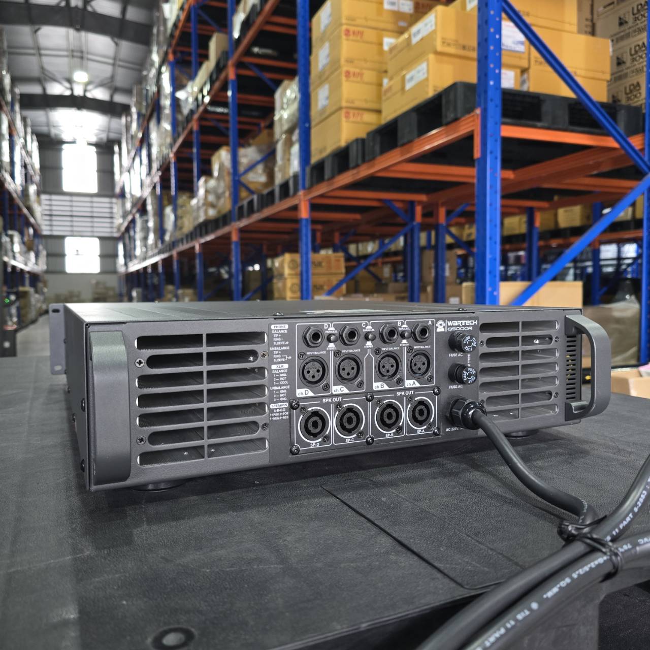 WARTECH Q5000R-L POWER 4CH เพาเวอร์แอมป์ Q5000R L เพาเวอร์แอมป์4Ch Q 5000R Q-5000R Q5000R เอไอ-ไพศาล