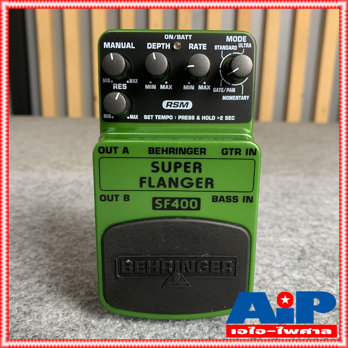 BEHRINGER SF400 เอฟเฟคกีต้าร์ Super Flanger เอฟเฟ็คเสียงแฟรงเจอร์ SF-400 SF 400 เอไอ-ไพศาล +++