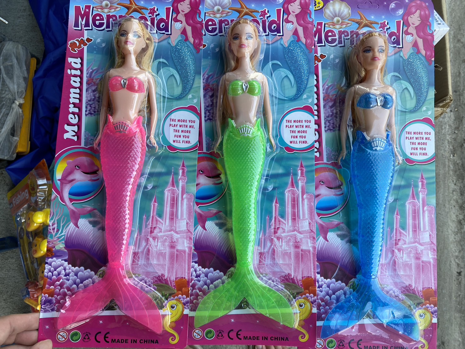 YE-23-24 ของเล่นเด็กผู้หญิง ตุ๊กตานางเงือกมีไฟ ตุ๊กตาเงือกมีไฟ ปลีกตัวละ