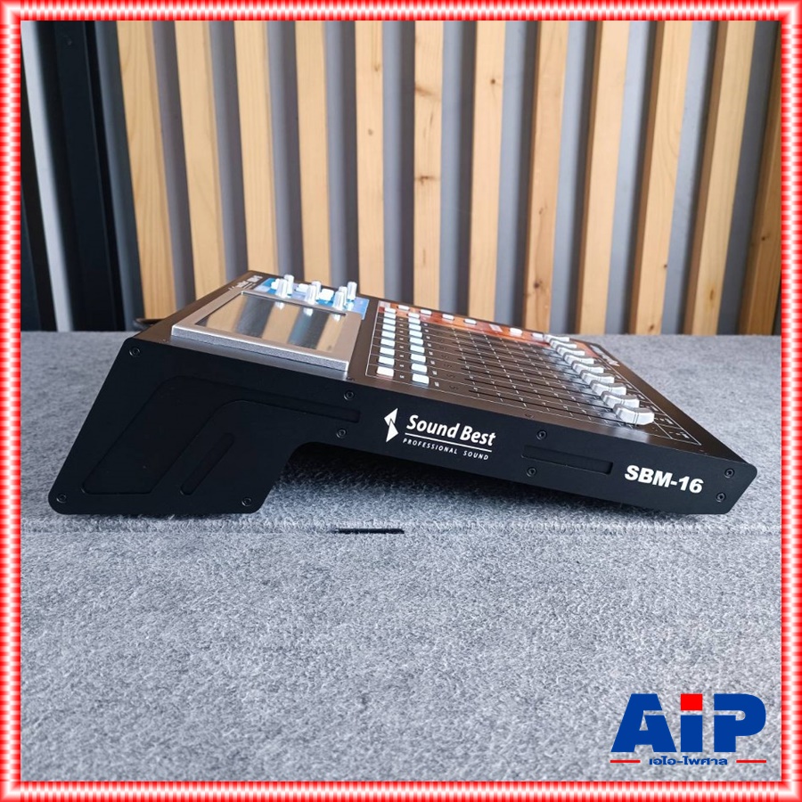 SOUNDBEST SBM-16 Digital Mixer มิกเซอร์ ดิจิตอล 16 อินพุต 10 เอาต์พุต เครื่องปรับแต่งสัญญาณเสียง SBM 16 SBM16 เอไอ-ไพศาล