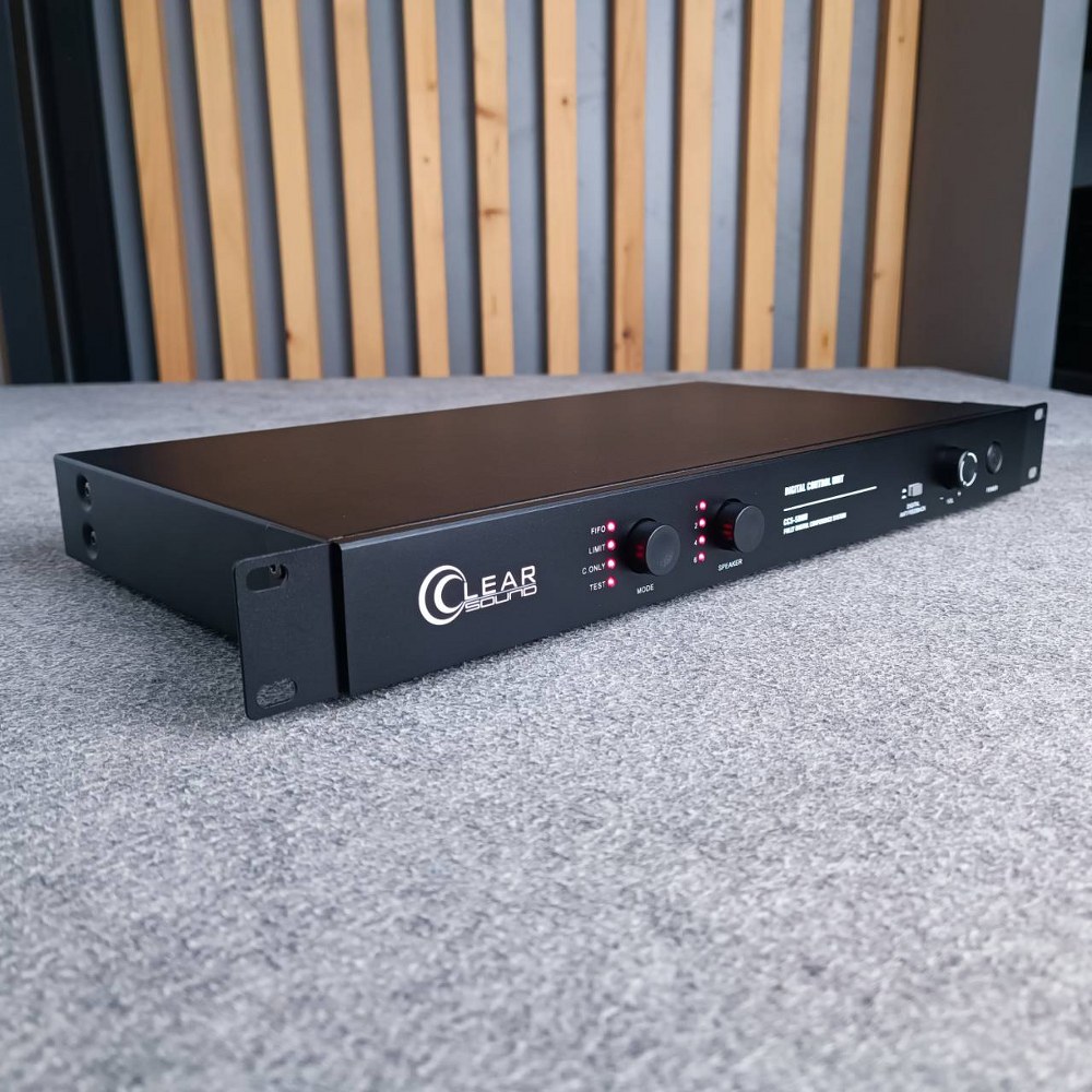 CLEARSOUND CCS-580M ตัวควบคุม CCS 580M CCS580M เครื่องควบคุมและจ่ายไฟไมค์ชุดประชุมระบบดิจิตอล เอไอ-ไพศาล