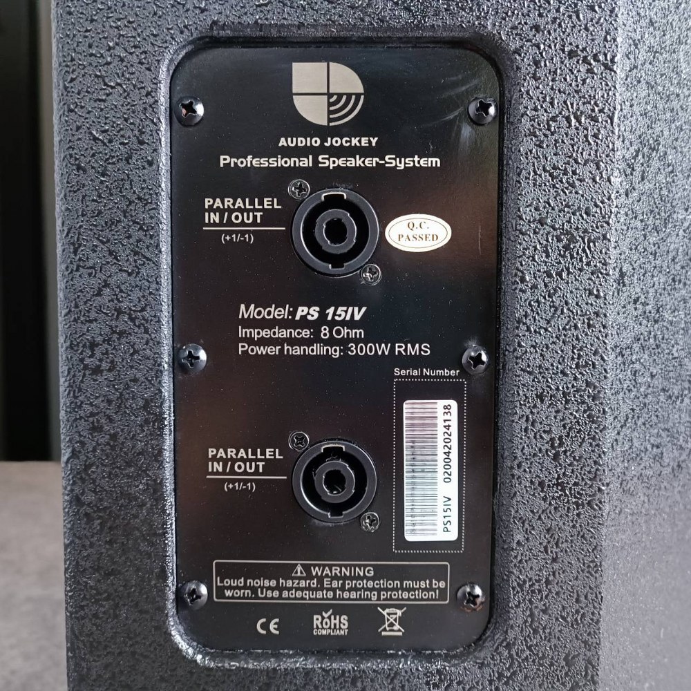 AUDIO JOCKEY A&J PS-15V เวอร์ชั่น5 ตู้ลำโพง15นิ้ว PS 15 V PS15V ลำโพง ออดิโอ จ๊อกกี้ ขนาด 15 นิ้ว พาสซีฟ 2 ทาง 1200 วัตต์ เอไอ-ไพศาล