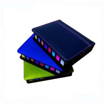 Post-it โพสอิทในกล่องหนัง หนังสี ต่างๆ เปลี่ยนสีหนังได้