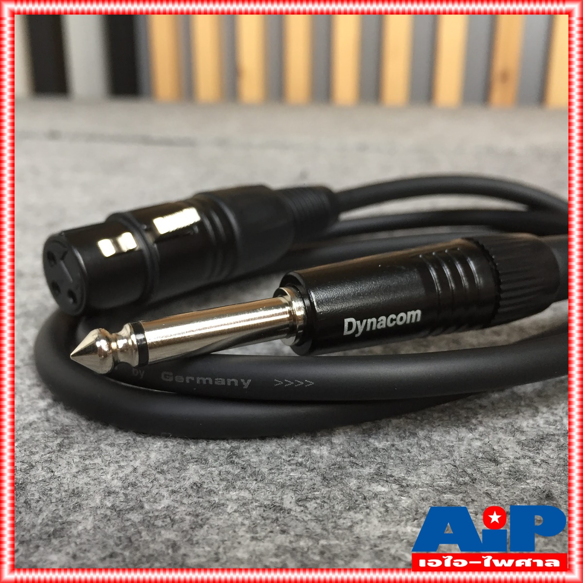 1เมตร สาย PHONE - XLR ตัวเมีย J021 dynacom สายสัญญาณ ไดนาคอม ปลั๊กไมค์ - CANNON ตัวเมีย สายยาว 1เมตร