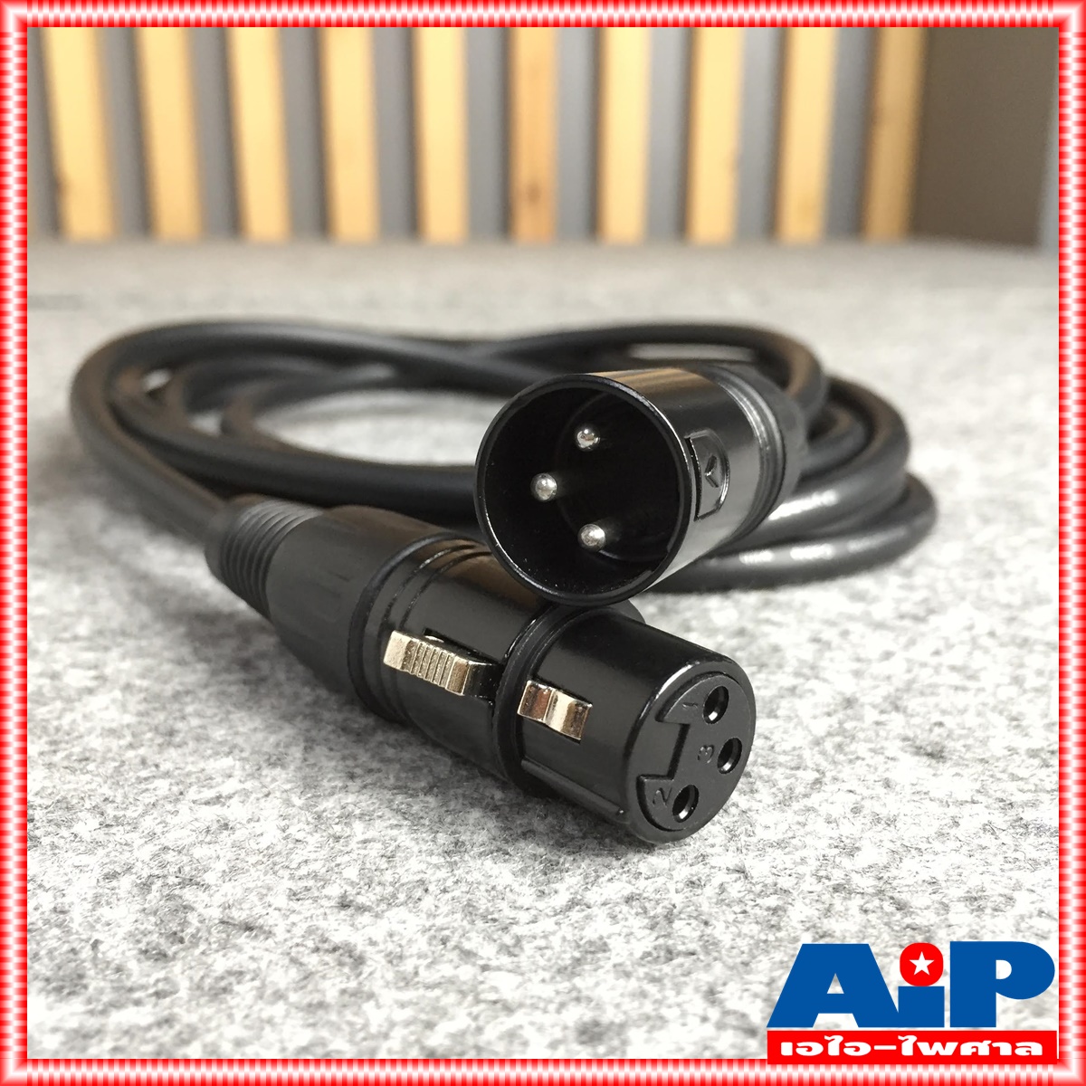 3เมตร สายไมค์ DYNACOM J021 XLR หัวท้าย ผู้ - เมีย ยาว สายสัญญาณ CANNON ผู้ ออก CANNON เมีย สายบาลานซ์ สายต่อไมค์ (ลูกค้าอาจได้รับหัวสีเงินหรือดำขึ้นกับล็อตผลิตครับ)