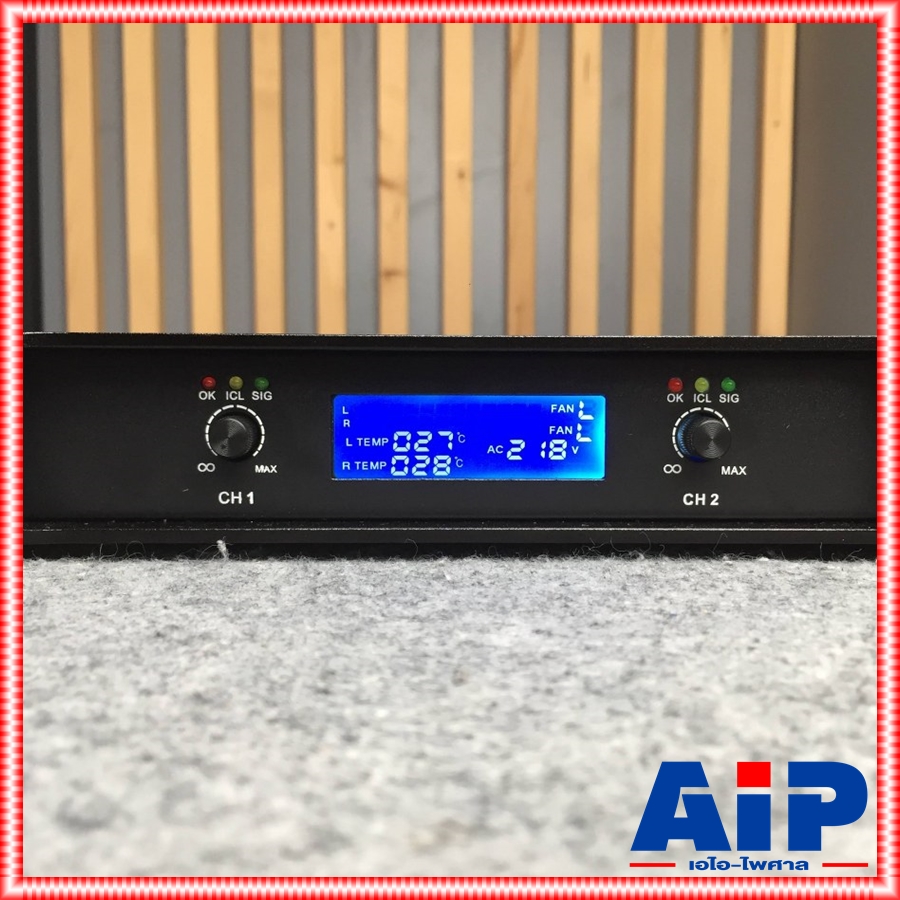 PROEUROTECH D-21000 POWERAMP 1U 2CH พาวเวอร์แอมป์ โปรยูโรเทค ระบบสวิทชิ่ง 1000Wx2 8 ΩStereo power D 21000 D21000 เอไอ-ไพศาล