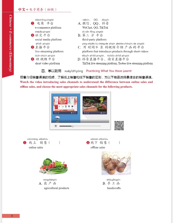 ภาษาจีนด้านEcommerce (Elementary) 中文+电子商务(初级)