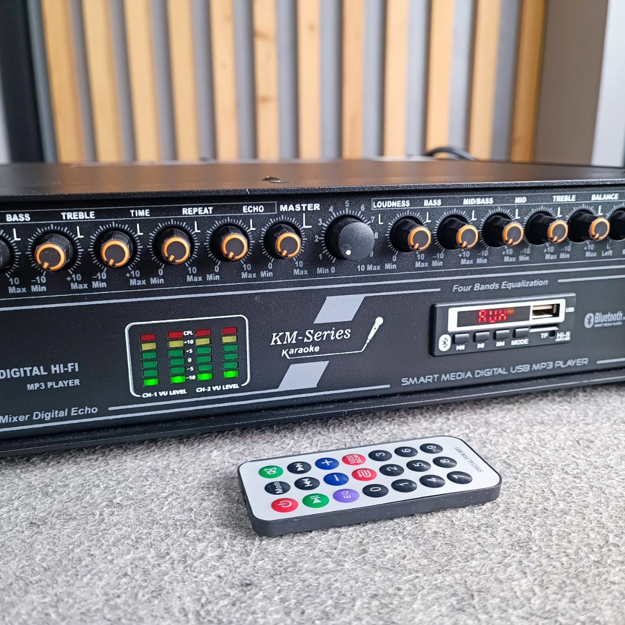 COMSON KM-5500C แอมป์ บลูทูธ อินทีเกรตแอมป์ คาราโอเกะ เชื่อมต่อบลูทูธ KM 5500 C KM5500C เอไอ-ไพศาล