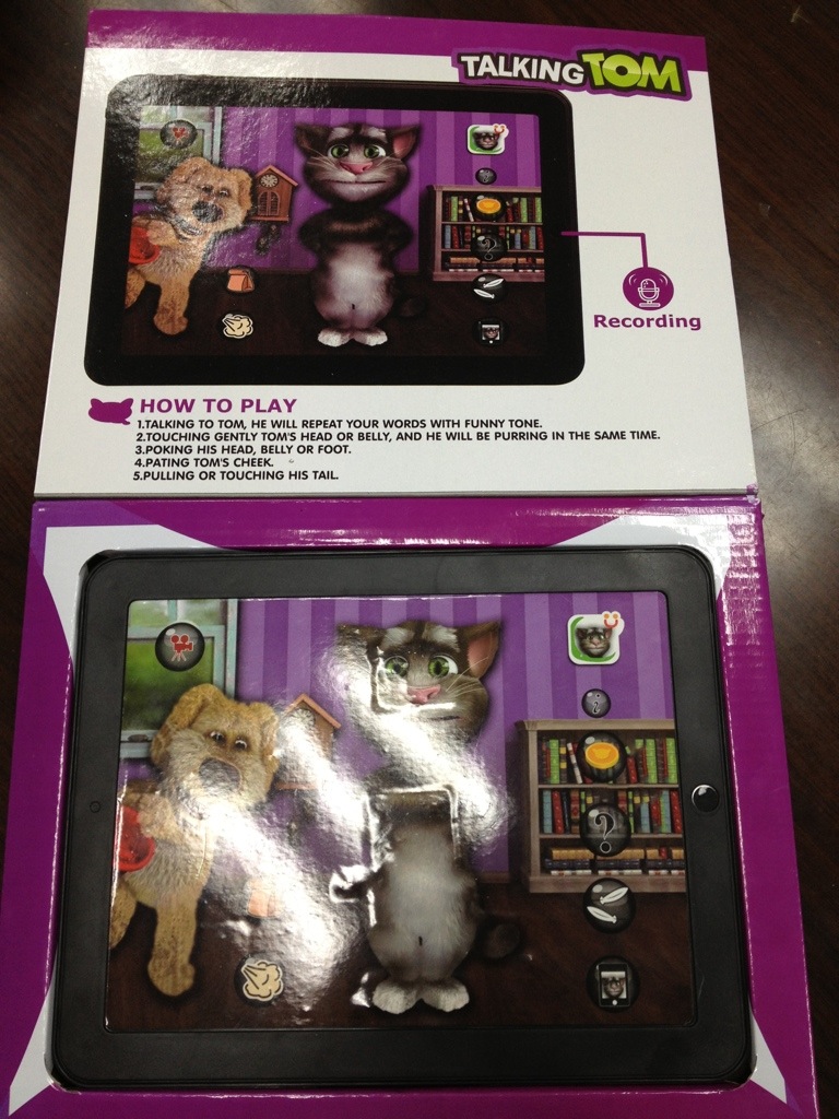 0631 ของเล่นไอแพตใส่ถ่าน TOM CAT พูดตามได้ ของเล่นใส่ถ่าน ปลีกชิ้นละ SALE