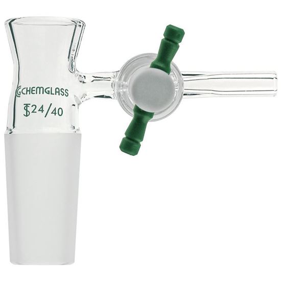 ADAPTERS, VACUUM FILTRATION, WITH PTFE STOPCOCKS