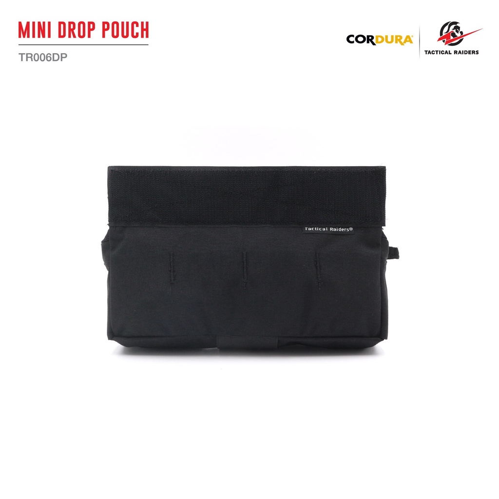 กระเป๋าติดเวส สีดำ-สีเขียว Mini Drop Pouch [ TR006DP ] ( Tactical Rider )