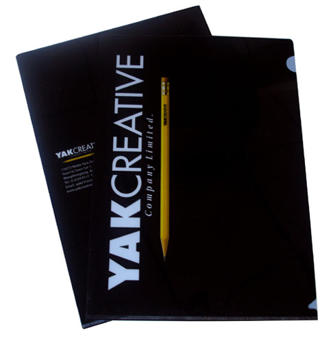 แฟ้มสอดพลาสติก PVC พิมพ์ลายได้