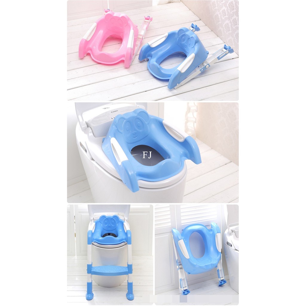 F6815 ของใช้เด็กบันไดชักโครกแพนด้า ชิ้นละ