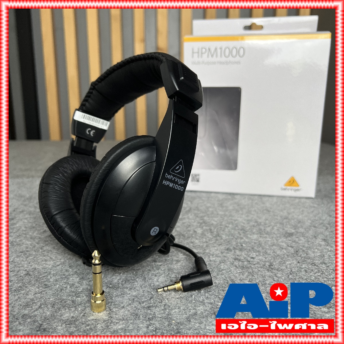 BEHRINGER HPM 1000 -bk หูฟังสีดำ HEADPHONE HPM-1000 หูฟังครอบหู หูฟังมอนิเตอร์ HPM1000 เอไอ-ไพศาล +++