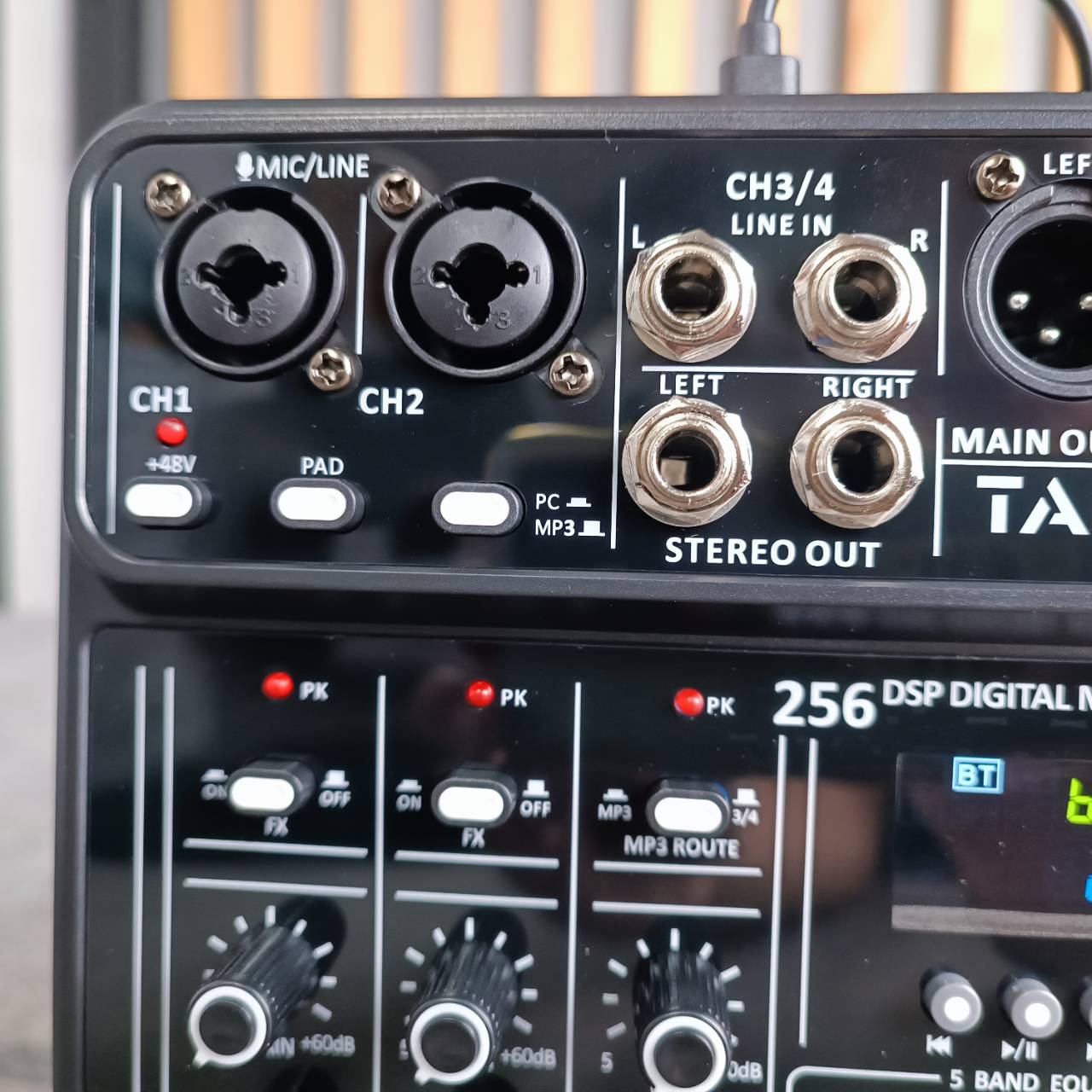 TADA DSP-256 MIXER 2ไมค์ อนาล็อกมิกเซอร์ 2 ช่องไมค์ แจ็ค Combo มี EQ เอฟเฟคแท้ 256DSP DSP 256 DSP256 เอไอ-ไพศาล