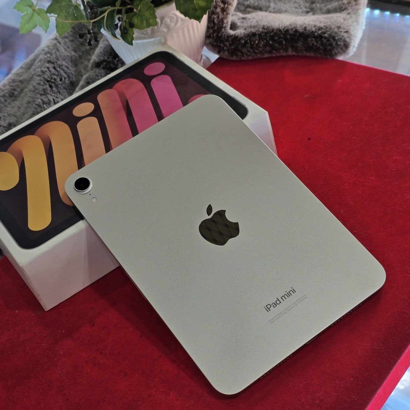 💫 iPad mini 7 128GB Wifi Starlight 💫 ✨ มาเลย 1 เดอร์❗️ iPad mini7 สภาพดี แบต100% มีประกันศูนย์❗️✨