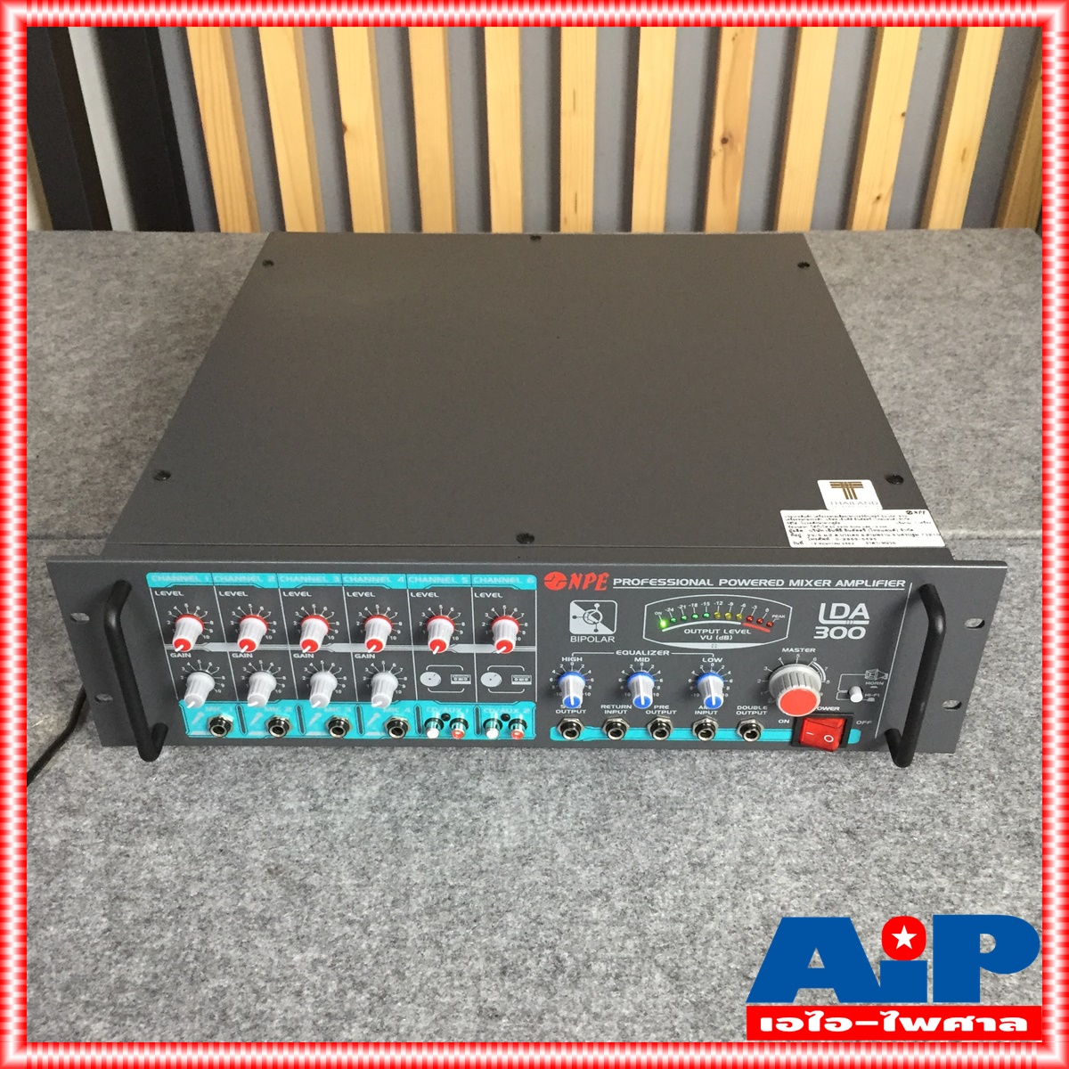 NPE LDA300 AC/DC POWERMIXER LINE lda-300 POWERMIX LDA-300 แอมป์เสียงตามสาย ใช้ได้ทั้งไฟบ้าน 220V ไฟรถ DC12V เอ็นพีอี +++