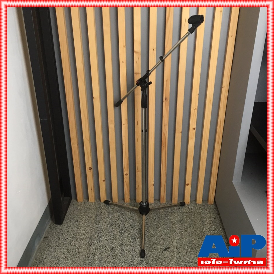 ขาไมค์สแตนเลส COMPACT PRO-SSM คอมแพ็คขาตั้งไมค์บูม ขาตั้งไมค์ตั้งพื้น แข็งแรงทนทาน ทนทุกการใช้งาน น้ำหนัก 3 kg. เอไอ-ไพศาล