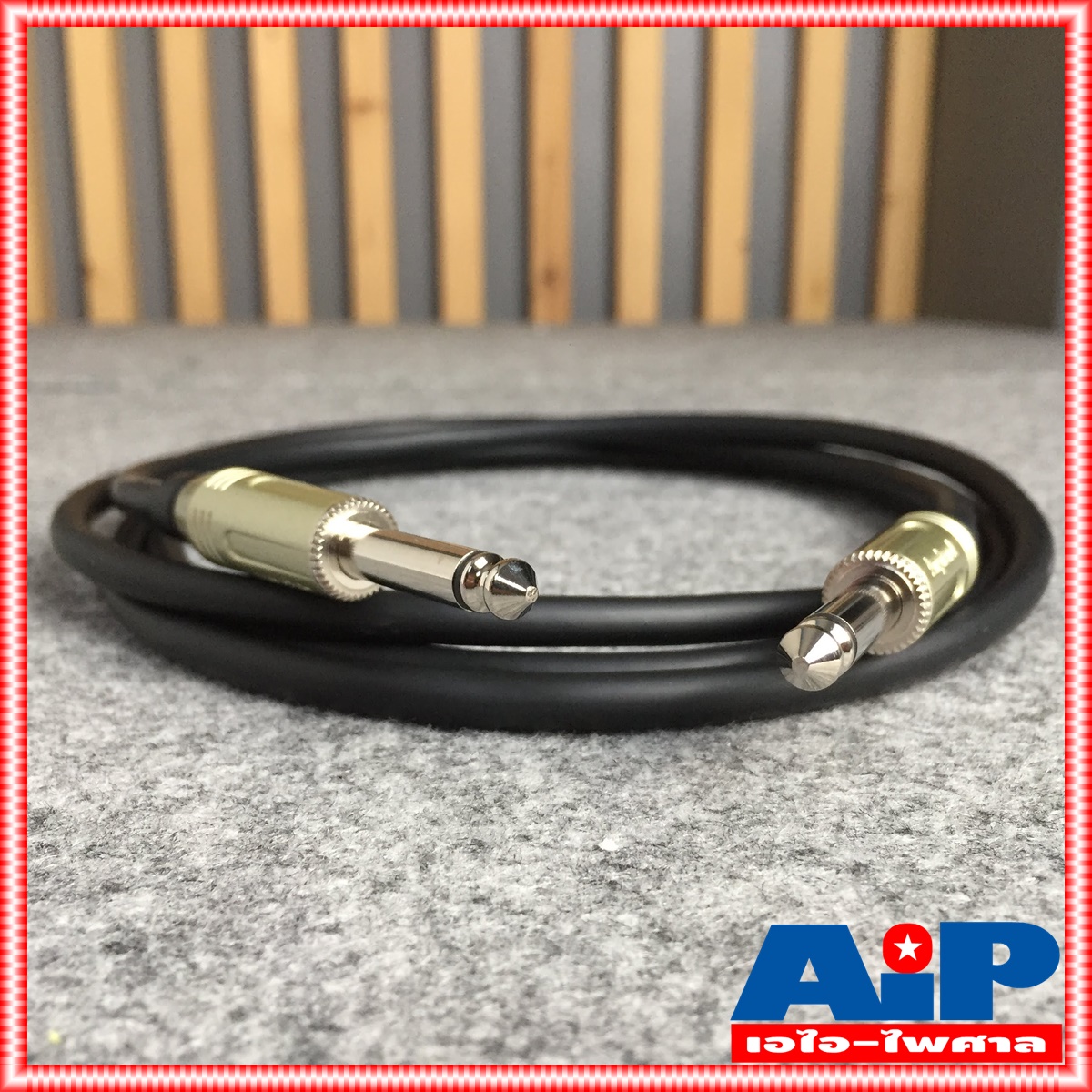 2เมตร AMPHENOL สาย PHONE MONO หัวท้าย 2เมตร CA33-33-C-002 สายไมค์ โมโนหัวท้าย MIC - MIC เอไอ-ไพศาล