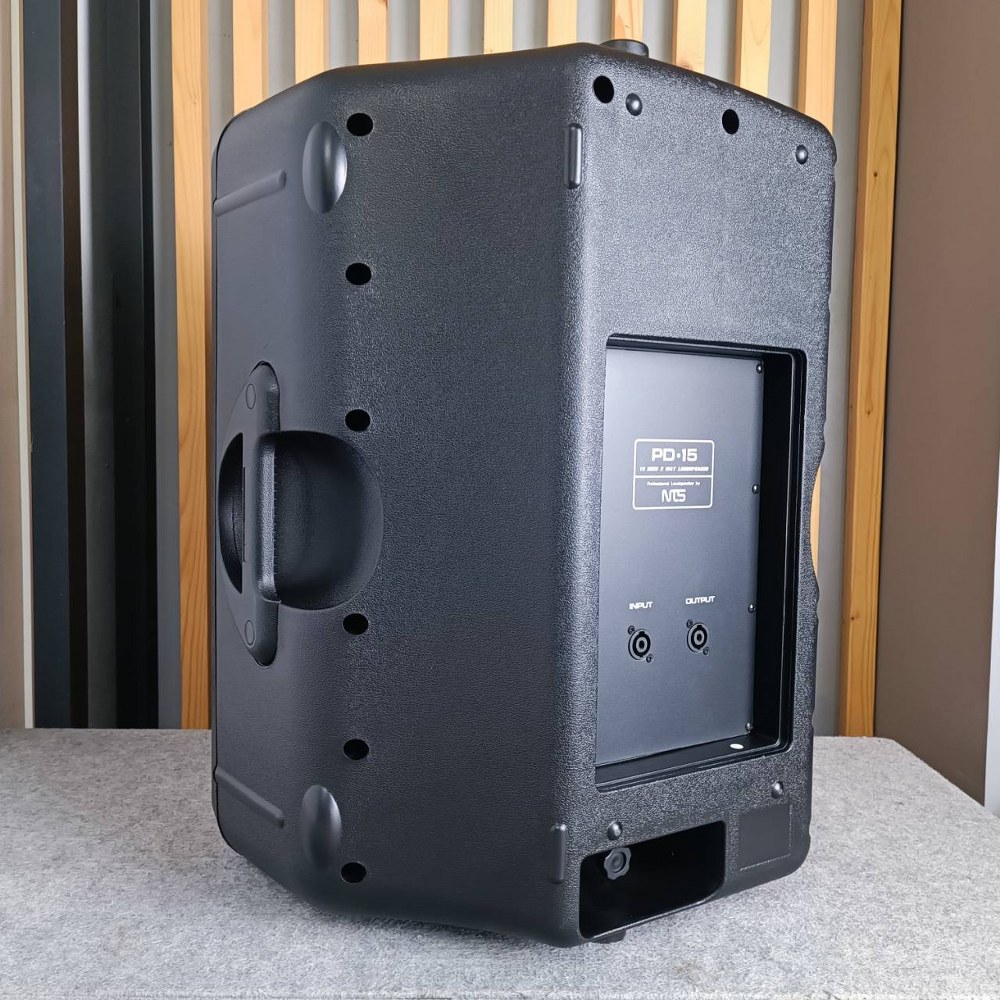 ใบละ NTS PD-15 ตู้ลำโพง15นิ้ว ตู้ลำโพง 15 นิ้ว 2 ทาง มีแป้นสำหรับสวมขาตั้ง และ สามารถวางทรงมอนิเตอร์ได้ PD15 PD 15 เอไอ-ไพศาล