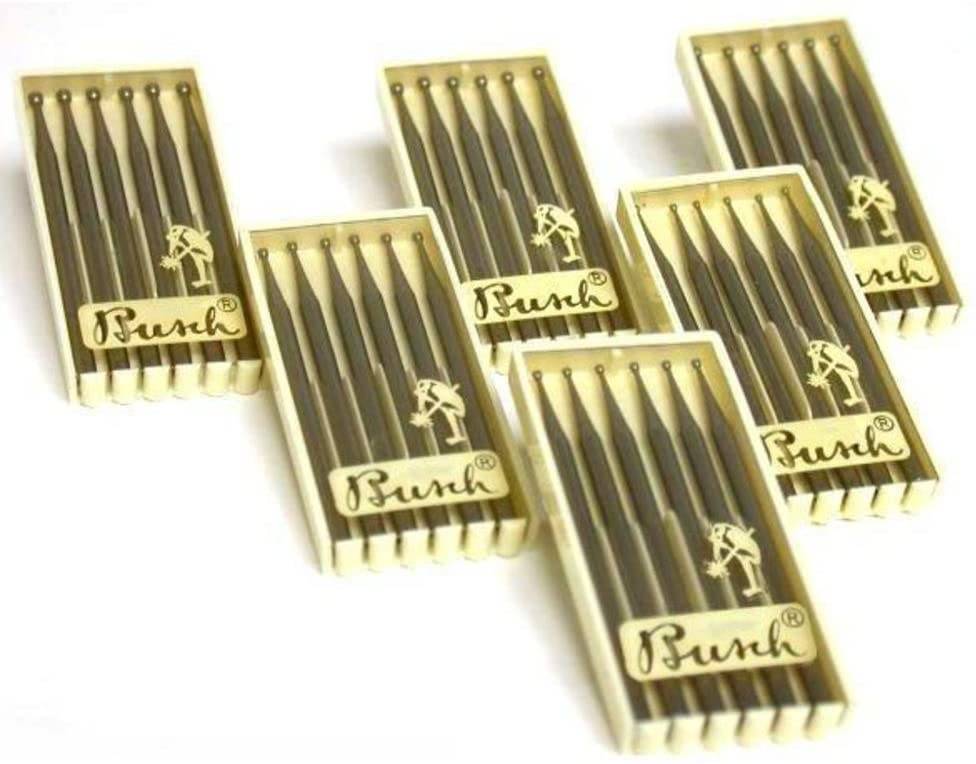 เม็ดมะยมบูช เม็ดมะยมตรานก FIG 1 Busch steel Bursfig1 1ตลับ/6ดอก ดอกสว่านหัวกลม ดอกมะยม เม็ดมะยม ดอกเจียร #005-#023