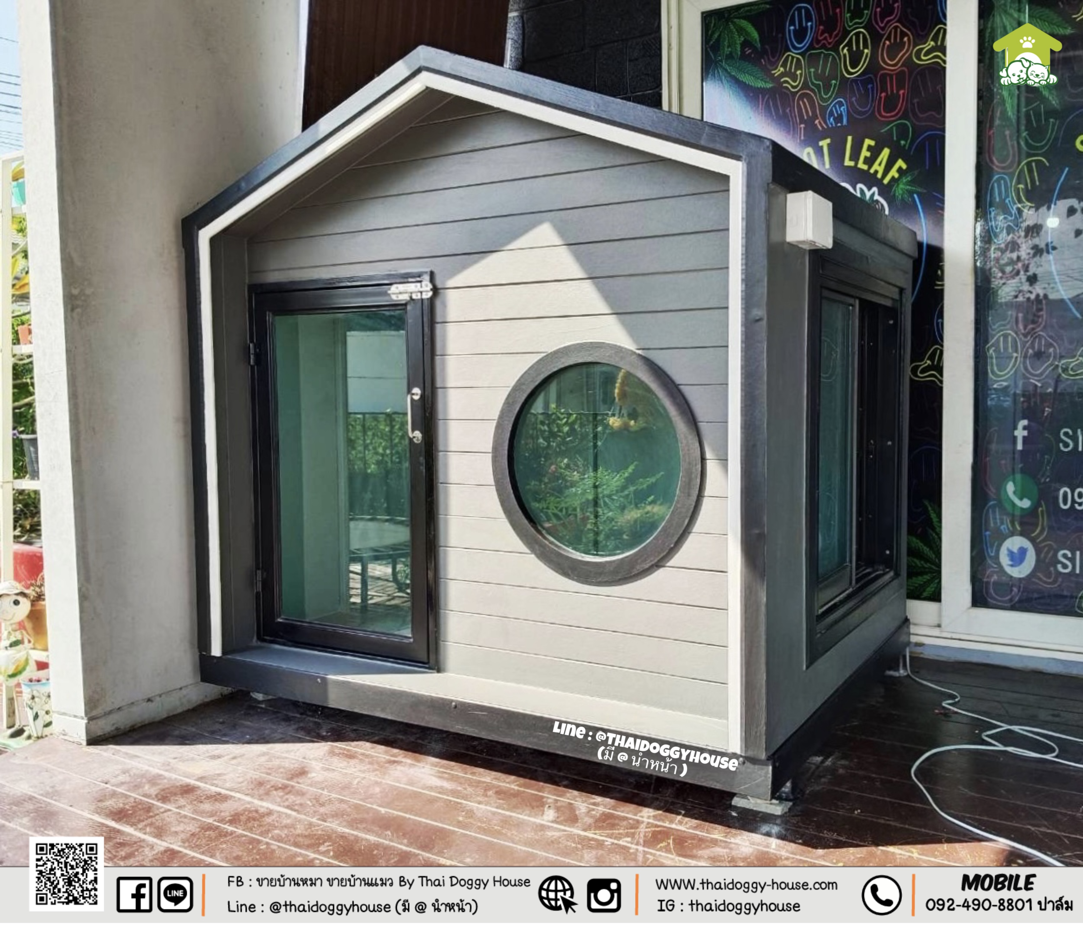 บ้านหมา บ้านแมว "𝐍𝐎𝐑𝐃𝐈𝐂 𝐒𝐓𝐘𝐋𝐄 𝐁𝐘 𝐓𝐇𝐀𝐈 𝐃𝐎𝐆𝐆𝐘 𝐇𝐎𝐔SE