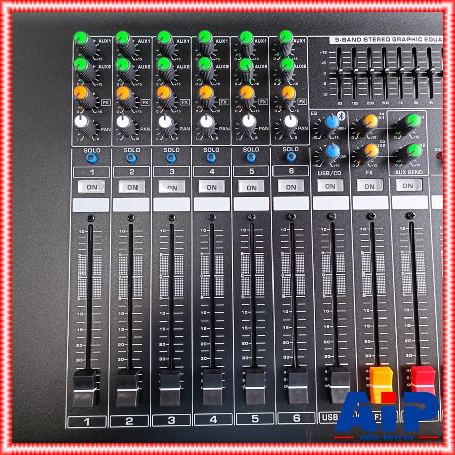 PROEUROTECH PMX-P6650FX POWERMIXER+บูลทูส เพาเวอร์มิกเซอร์ รุ่นใหม่ โปรยูโรเทค 6 ช่อง 650 วัตต์ PMX P6650 FX PMXP6650FX เอไอ-ไพศาล