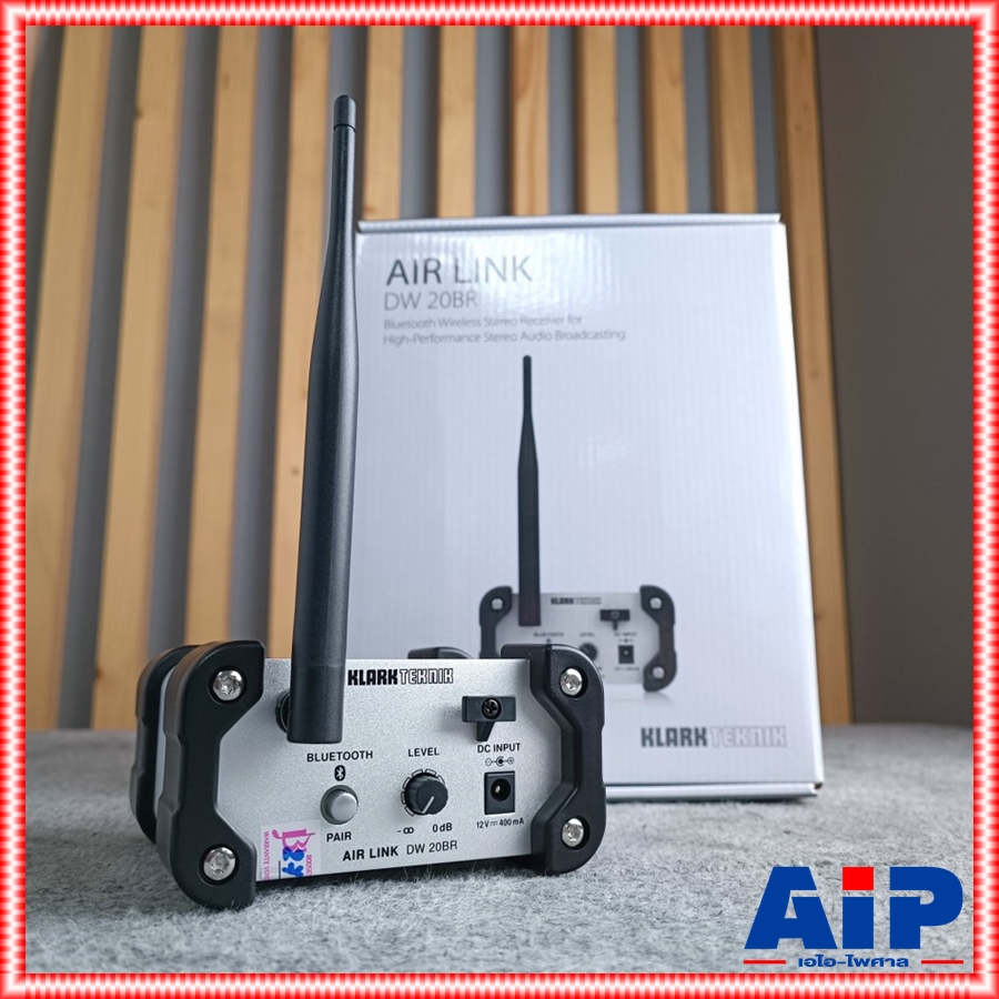 KLARK TEKNIK DW-20BR เครื่องรับสัญญาณ Bluetooth แบบสเตอริโอ เชื่อมต่อได้ไกล 100ฟุต DW 20 BR เอไอ-ไพศาล+++