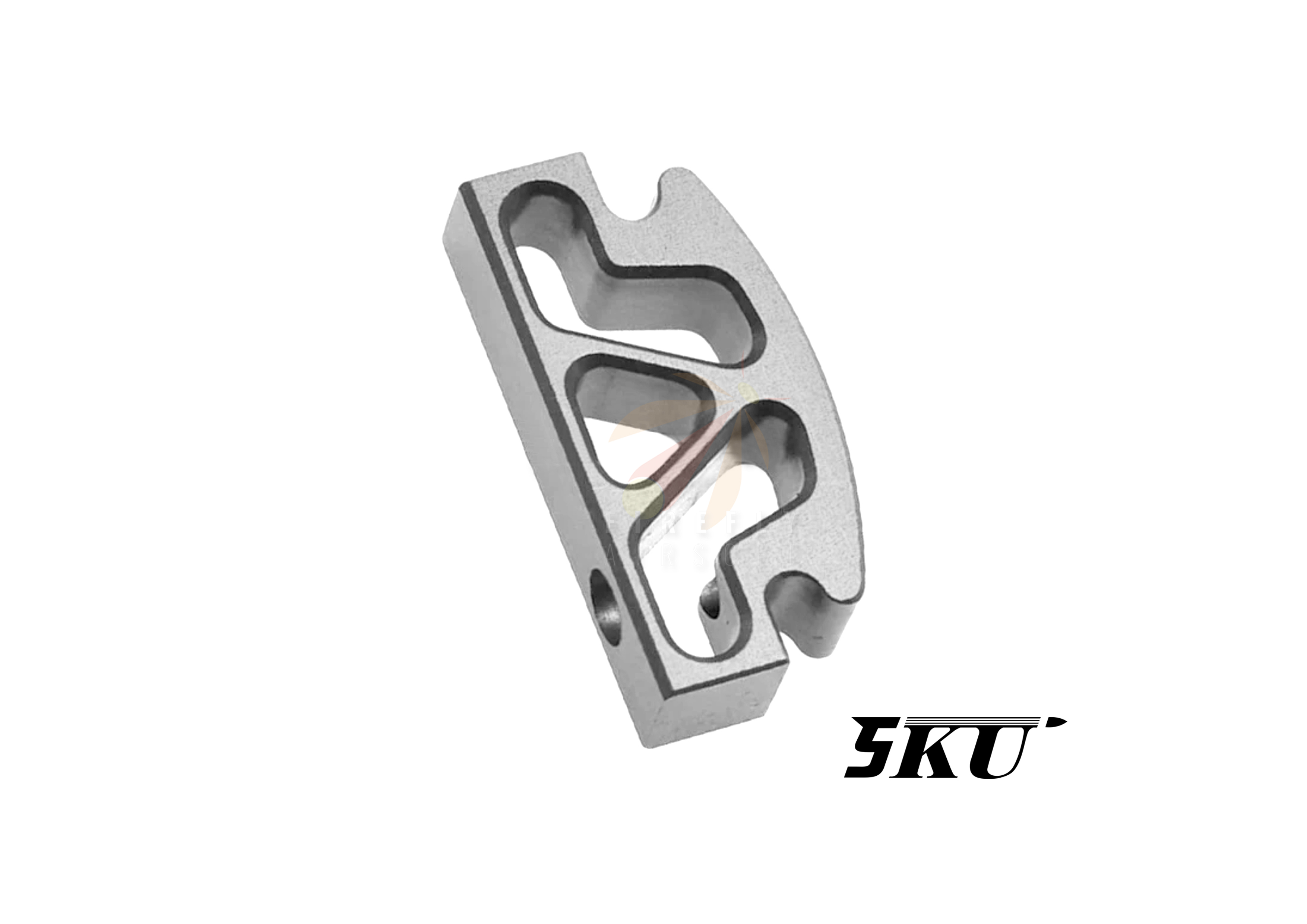 5KU Aluminum Moduler Trigger Shoe-B for Type-2 Base (SILVER)