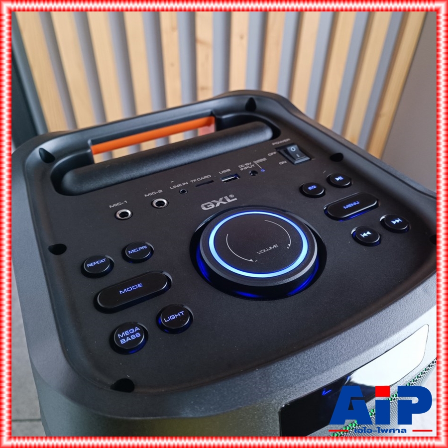 GXL MS-6510P ตู้ลำโพง8นิ้วx2 + ไมค์ลอย ตู้ลำโพง เอนกประสงค์ มีแบตเตอรี่ในตัว ตู้ลำโพงคาราโอเกะ MS 6510 P MS6510P เอไอ-ไพศาล