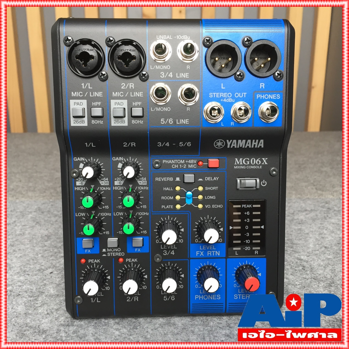 YAMAHA MG-06X MIXER มี เอฟเฟค มิกซ์ มิกเซอร์ มิกซ์YAMAHA เครื่องเสียง mg06x mg 06 x MIX MG-06 X เอไอ-ไพศาล +++