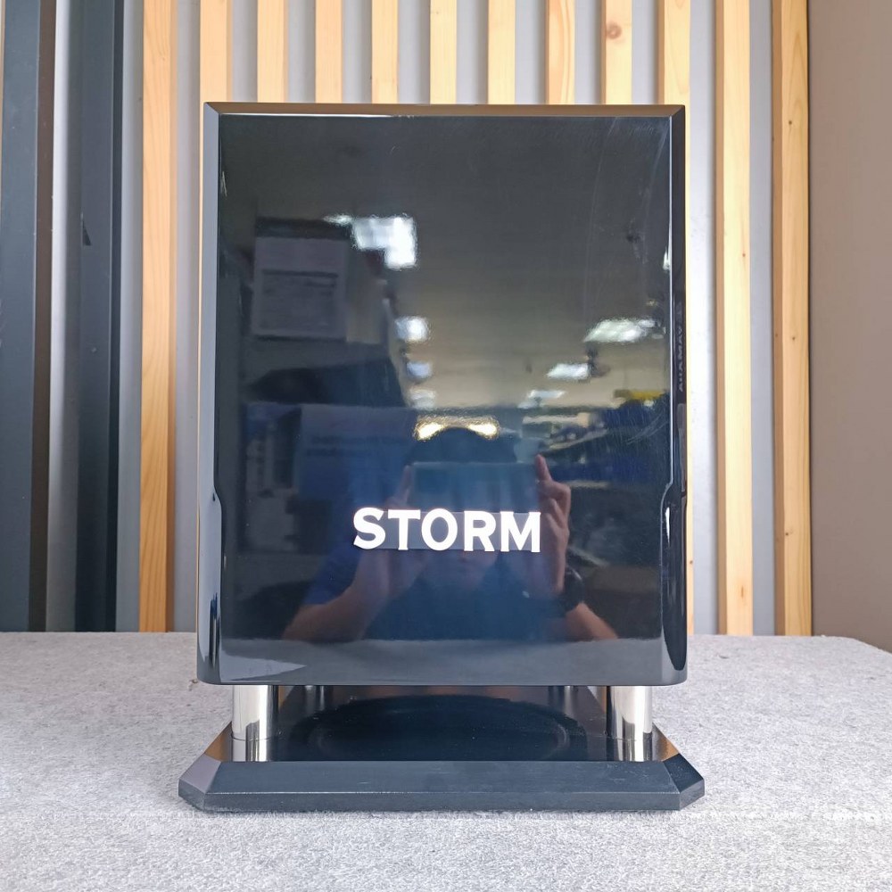 STORM RM-106 ตู้ลำโพงซับ10" ตู้ซับเบสมีแอมป์ในตัว ขนาด 10 นิ้ว Active Sub Woofer Speake RM 106 RM106 เอไอ-ไพศาล